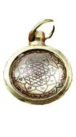 Astroghar Shri Ashtadhatu Alloy Yantra Pendant For Men And Women