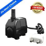 amiciFlo 9W Mini Submersible Water Pump with 400L/H Flow Rate for Cooler Aquarium (ABS Virgin Plastic, Black)