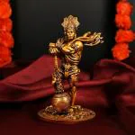 SHRI BALAJI CRAFT Car Dashboard Resin Bahubali Hanuman Idol Home Decor Item Hanuman Murti Statue for Gift (1 Piece)