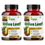 Humming Herbs Olive Leaf & Fruit Extract 1200mg - Advanced Immune Support with Astragalus & Echinacea - 60 Capsules - Pack of 2