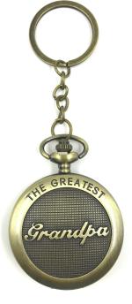 Blue Aura Good Goody Gold Metal Antique Greatest Grandpa Cool Pocket Watch