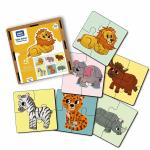 Mini Leaves Multicolor Engineered Wood Wooden Puzzles 24 months (Pack of 4)