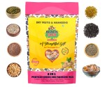 BLACK JACK - NUTRIENTS BY NATURE 800g Super Seeds Mix| Mixed Seeds Raisins Peanut Amla| 8 in 1 Protein Mix|
