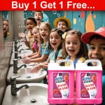 BLISS & BLUSH Hand Wash Liquid pink 10Liter Natural & Herbal Liquid Refill Germ Protection Liquid Hand Wash