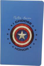 HM International Blue Marvel Captain America Soft Bound Note Book, 192 Pgs, Pack of 2