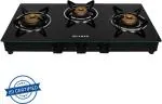 FABER HOB COOKTOP DAISY 3BB BK Glass Manual Gas Stove (3 Burners)