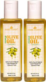 Park Daniel Pure Olive Oil For Daily Skin Care Routine to get Moisturized Skin, 100 Ml Each (Pack Of 2)