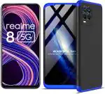 CarryWrap Front & Back Case for Realme 8 5G (Blue, Dual Protection, Pack of: 1)