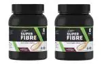 Green Sun Super Fibre |Pack of 2 | Dietary Fibre Powder | 6 in 1 Fibre Supplement Blend| Flax, Fennel, Fenugreek, Sorghum, Psyllium (Isabgol), Guargum | Fiber Combo
