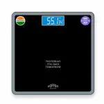 Hoffen (India) Digital Electronic LCD Fitness Weighing Scale (Black) 2 Years Warranty