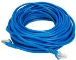JAMUS LAN Cable 20 m Cat6 Ethernet Lan Cable Cord 20 meter (Compatible with computer, Blue, One Cable)