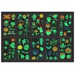 Maycreate Multicolor Halloween Cartoon Temporary Tattoo Sticker Night Glow Decoration - Azwb2-15Nfx21