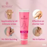HERSAY Hair Removal Cream for Women & Girls For Smooth & Moisturised Skin Made with shea butter, rose oil Hair Remover Cream for Underarms, Hands, Legs, Private Parts , Painless Depilatory Cream, Sensitive Formula ,Suitable for All Skin Types (Pack of 3)