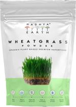 Madhya Earth Wheatgarss Powder | 100% Pure & Natural | Energy Booster | Vegan & Gluten free | Fat Burning | Helps in Weight loss | Herbal Supplements | Ayurvedic (200g)
