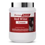 DermaLayer Red Wine Cream I enriched with the Goodness of Rewd Wine I For All Skin Types Face & Body 1000 ml