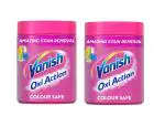 Vanish Oxi Action Colour Safe Stain Remover Powder 1 Kg, Pack of 2 (2 x 1kg)