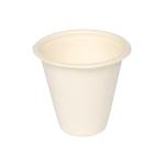 Deera White Disposable Biodegradable Sugarcane Bagasse Water Cup 175 ml - 25 Pcs