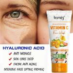 KURAIY 100% Real Vitamin C Facial Cleanser Refreshing Oil Control Brightens Skin Cleans Face Wash
