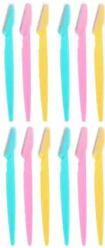 OPTRA-Manasona Best Eyebrow Parfect Shaper Trimming And Shaping Eyebrows Face Razor (Set Of 12)