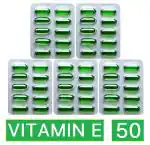 Wellpace Nutrition Elevate Vitamin E capsules for Hair, Skin & Eye Health 50 Capsules
