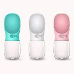 SIMXEN Dog Water Bottle, Leak Proof Portable Puppy Water Dispenser Drinking Feeder Pet Care Cup for Outdoor Walking, Hiking, Travel,350ml