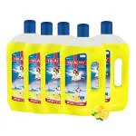 Tri-Activ Double Strong Disinfectant Floor Cleaner (1000ml x 5) | Citrus Fragrance - Half Cap Only
