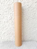 packbox.in Postal Tubes Kraft Cardboard Mailing Tube with Metalic End Caps - 3 x 26 inch (Pack of 10)
