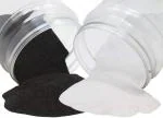 Bright bloom Black, White Marble Rangoli Colors Natural Organic Combo, 300 Gm Each (Pack Of 2)