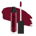 Swiss Beauty Ultra Smooth Matte Liquid Lipstick - (Deep Maroon, 6ml)