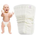 Bembika Multicolor Microfiber 5 Layer Terry Inserts With Gussets Liners Natures Cloth Diaper Liner For Kids (Pack Of 7)