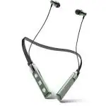 OLYWIN In-Ear Wireless Neckband With Mic, Up To 22 Hours Play Time, Bluetooth, Noise Cancellation, Magnetic Earbuds (Green)