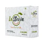LaStevia 100 Stevia Sachets Box. Natural sweetener, Zero-Calorie & Sugar Free.