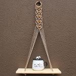 Vah White Real Pine Wood Storage Shelves With Led Light (2 Layer)