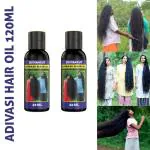 DIVYAMRUT Natural Adivasi Herbal Hair oil ( 60 ml ) pack 2