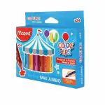 Maped Color'Peps Wax Jumbo Crayons Set - Set of 24 Shades pack of 3 861512