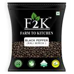 F2K Black Pepper Whole 250g | Sabut Kali Mirch - Premium Bold Size