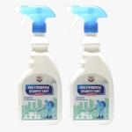 MarkoSafe Multi purpose multi surface disinfectant Spray | Kills 99.9% Germs, Anti-bacterial, Kitchen Cleaner Spray, Bathroom Cleaner, All Purpose Surface Cleaner,Removes Dirt (500 ml)-Pack of 2