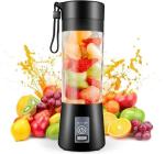 KAIRAVADE ENTERPRISE 6 Blade Usb Juicer Bottle-380ml Portable Juice Blender, Juicer Bottle Mixer, Juice Maker, Fruit Juicer Machine Electric, Usb Rechargeable Personal Size Mini Juicer Grinder for Juices, Shakes and Smoothies(multicolour)