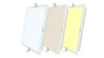 POLYCAB 12W Scintillate 3-in-1 Color Changing LED Panel Light, Square (Cut Out - 146 mm)