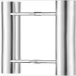 CRUST Corrosion Resistance Standoffs Heavy Duty Commercial Push Pull Door Handle 24 inch (Silver, Stainless Steel)