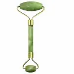 Mapperz Natural Facial Jade Roller Massager | Double Sided Face Rolling Massage Stone Beauty Tool for Face Neck Toning, Firming & Serum Application