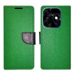 A D Enterprises Green MRC Flip Cover for Tecno Spark 10C | Magnetic Case | Shock Absorbent | Flip Cover Tecno Spark 10C