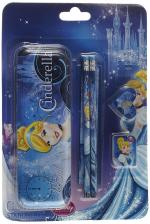 HM International HMHMST 72021-CIN Blue Disney Princess Cindrella Stationery Set, 5 pcs, Pack of 3