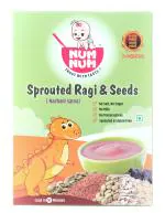 NUM NUM Sprouted Ragi and Seeds| 200 GMs pack| Sprouted Nachni for Immunity boosting