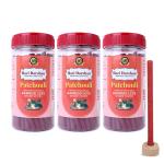 Hari Darshan Patchouli Bamboo Less Dhoop Sticks (Pack of 3, 125g Each)