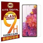 Kite Digital Samsung S20 FE Premium Tempered Glass Screen Protector Slim 9H Hard 2.5D with Full Installation Kit