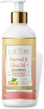 LAFAYRE Peppermint and Citrus Oil Keratin Hair Renewal Shampoo For Smooth & Strong Hair (300 ml)