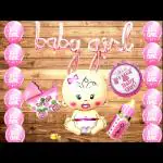 SV Traders It's A Girl Decoration/Baby Shower Decoration/Pink Theme Baby Shower Decoration Combo Of 23 Pcs-Foil Baby Girl(8)+Foil Girl 32 Inches+Foil 18 Inches Round Its a Girl+Girl Bottle+Girl Cradle+Latex Its A Girl Balloons(10)+Balloon Curling Ribbon