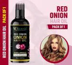 KURAIY Premium Red Onion Herbal Hair Oil Blend of 12 Natural Oils,ALL TYAPS