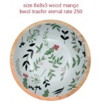 Wood & Kemp Printed Round Wooden Bowl